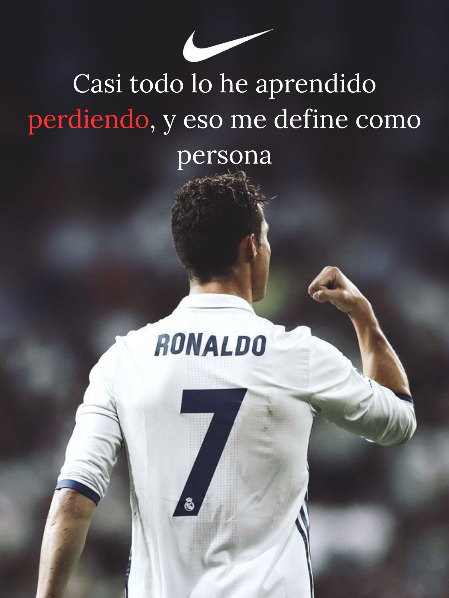 Casi todo lo he aprendido perdiendo - Cristiano